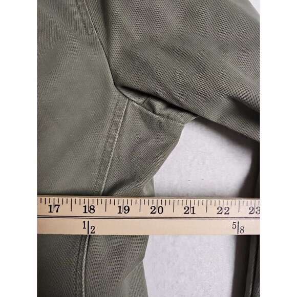 LL Bean Outdoor Womens Lined Blazer Jacket Size L Pockets 3 Button Double Breast - Picture 2 of 8